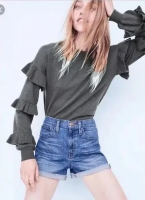 J. Crew Heather‎ Gray Wool Sweater thumbnail 1