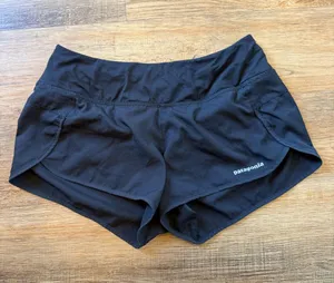 Patagonia Black Women's Athletic Running Shorts thumbnail 1