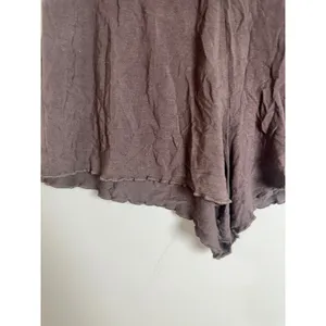 Rachel‎ Parcell Womens Brown Jersey Knit Lettuce Edge High Rise Lounge Shorts M thumbnail 2