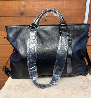 No Brand Black/Grained/Tote/satchel/shoulder bag NWOT thumbnail 1