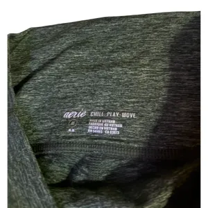 aerie Dark Green Heathered Leggings Size M thumbnail 2