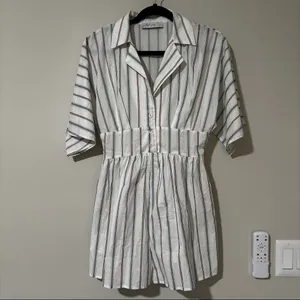 Petal & Pup Sonyalle Stripped Romper Size Small thumbnail 2
