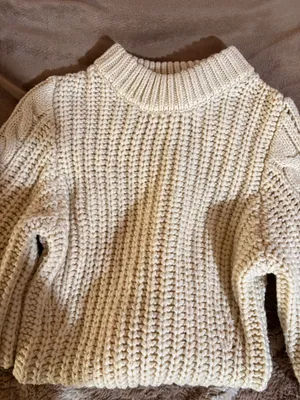 ZARA Chunky Knit Sweater Cable thumbnail 3
