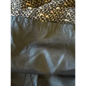 Nanette Lepore‎ Skirt Women 12 Brown Black Tweed Velvet Trim Pencil Straight thumbnail 7