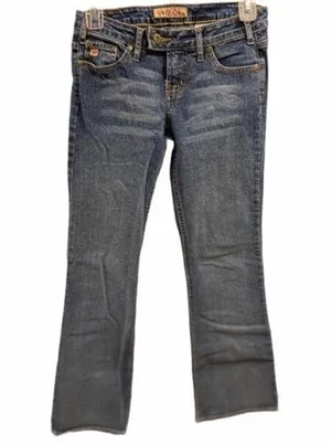 Paris Blues Juniors Y2K Flare Jeans thumbnail 1