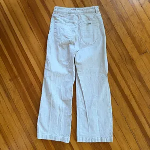 Rolla’s Sailor High-Rise Wide-Leg Jeans in Cream Size 29 thumbnail 4