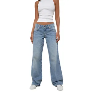 MOTEL Rocks Low-Rise Parallel Straight Jean W 30 Blue Everyday Prepy Stylish Y2K thumbnail 2