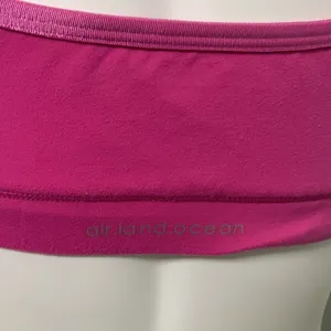 Alo pink twist back sports bra medium thumbnail 3