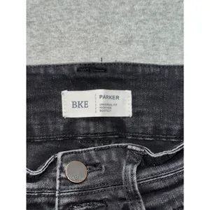 BKE Parker Jeans Womens Black Denim High Rise Bootcut Stretch Dark Wash Sz 28 thumbnail 3