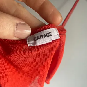 Garage red mesh crop top Going Out Vamp Summer Vacation size Small thumbnail 5