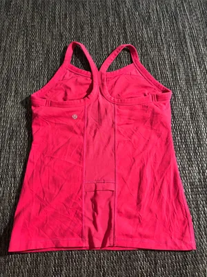 Lululemon Racerback Tank Top Pink Size 8 thumbnail 2