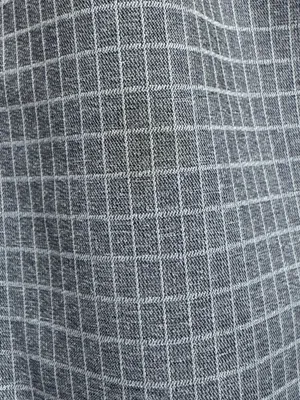 GAP women’s  Gray Grid Athletic Shorts with White Trim thumbnail 2