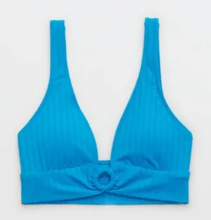 Aerie Wide Rib Longline‎ Plunge Ring Bikini thumbnail 1