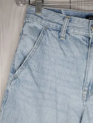 Aeropostale Light Blue High Rise Baggy Relaxed 90's Y2K Classic Eveeyday Jeans thumbnail 5