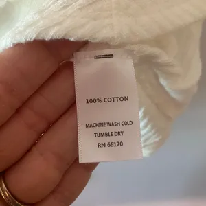 We The Free Boss Babe White Ribbed Sleeveless Tank Boho Layering Women's size XL thumbnail 9