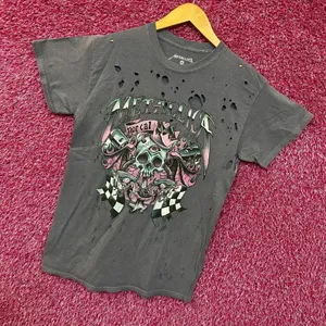 Metallica Norcal distressed purple Rock Tshirt size small thumbnail 3