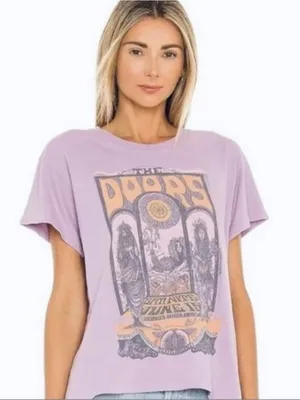 Daydreamer the Doors purple band tshirt thumbnail 1