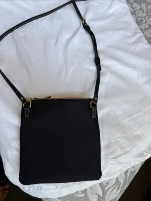 Dooney & Bourke Black Nylon Triple-Zip Crossbody with Gold Hardware thumbnail 3