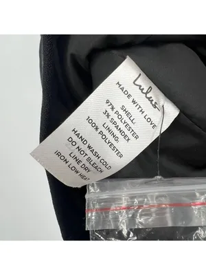 Lulus Black Blazer Jacket Shoulder Pads Single Button Closure Size Small NWT thumbnail 9