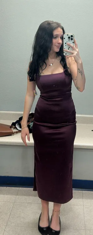 Abercrombie and Fitch Plum Dress thumbnail 1