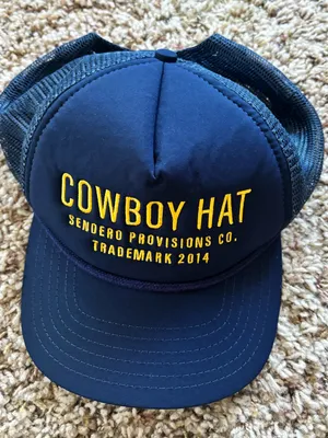 Navy Cowboy Hat Blue thumbnail 2