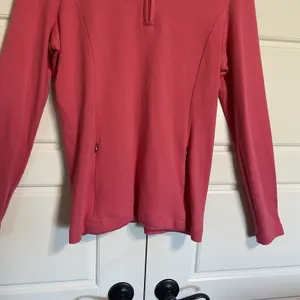 Fairway & Greene Women's Pink 1/4 Zip Long Sleeve Golf‎ Top Size Large thumbnail 7