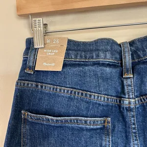 Madewell Womens Wide Leg Crop Jeans Size 26 X 23.5 F6251 Denim High Rise thumbnail 6