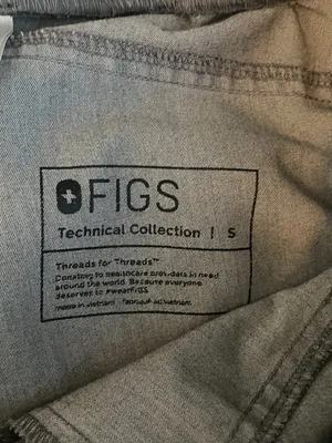 Figs Women S Graphite Gray Kuaro Cargo Scrub Pants Pockets Yoga Waistband thumbnail 7