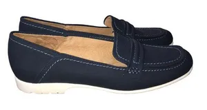 Naturalizer Dannah Loafers Womens 8M Used Blue thumbnail 1