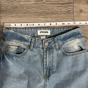 RSQ Womens Mid Waisted Wide Leg‎ Distressed Jeans Blue Size 25 Organic Cotton thumbnail 8