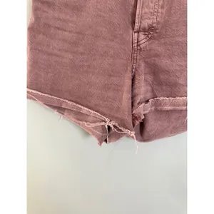 Rag & Bone Maya High-Rise Shorty Short Light Plum Organic Cotton Size 27 thumbnail 6
