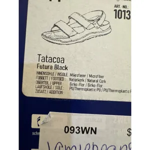Birkenstock Tatacoa in Futura Black Size 41 Men 8 Women 10 Regular Width thumbnail 14