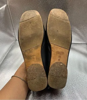 Vintage Coach Slip On Chunky Loafers women Size 6.5B Black leather F5 thumbnail 9