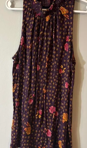 Loft floral tank top‎ blouse thumbnail 1