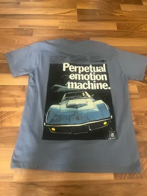 Urban Outfitters Chevrolet blue graphic tee shrit thumbnail 3
