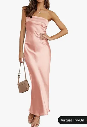 Amazon Women’s strapless dress thumbnail 1