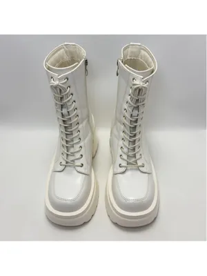 Women's Unbranded White Platform Boots Size 8.5 thumbnail 13