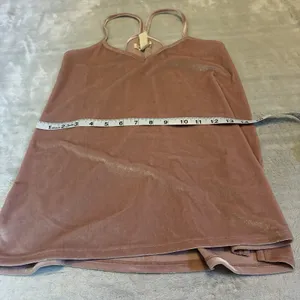 Madewell Blush Pink Crushed Velvet Cami And Shorts Womens XS Casual Sleeveless thumbnail 7