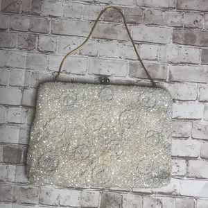 Vintage Sequin/Beaded Handbag Gold thumbnail 1