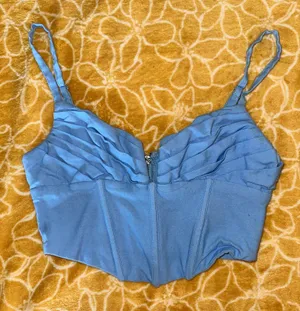 Princess Polly corset top blue thumbnail 1