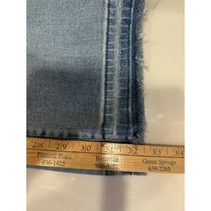 Hidden Happi High Rise Flare Jeans Size 24 Blue Light Wash Denim Stretch Raw Hem thumbnail 6