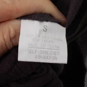 Anthropologie Mo:Vint Linen Blend Culotte Sleeveless‎ Jumpsuit Boho Womens Small thumbnail 5