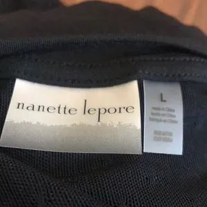 Nanette Lepore black sheer floral crop top thumbnail 5