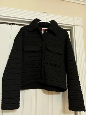 Boutique 99 Quilted Jacket Black thumbnail 2