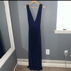Lulu's Blue wrap Maxi Dress thumbnail 8