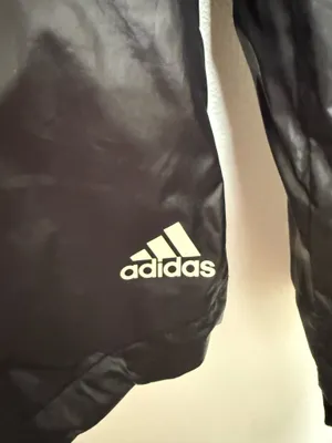 Adidas Black Windbreaker Jacket Zip-Up thumbnail 4