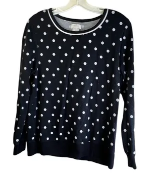 Kate Spade Polka Dot Pullover Shirt thumbnail 1