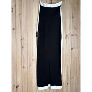 NWT Lulus Impressive Edge Black Color Block Strapless Midi Dress Party Size XS thumbnail 5
