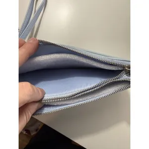 Steve Madden Brivers Wristlet Light Blue Vegan Leather Zip Around‎ Clutch Wallet thumbnail 5