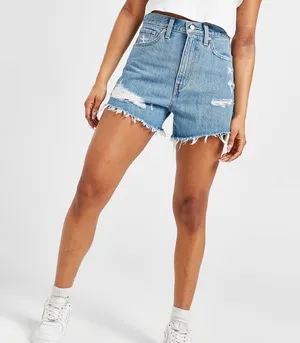 Levi's High Waisted Mom Jean Shorts thumbnail 1